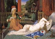 Jean-Auguste Dominique Ingres Odalisk with slave France oil painting artist